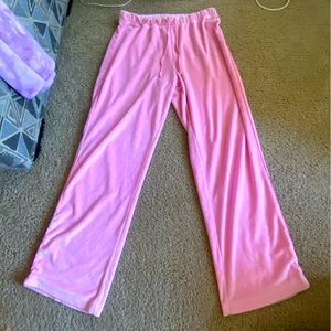Mountain Lake Casuals Pink Drawstring Lounge Pants Size M